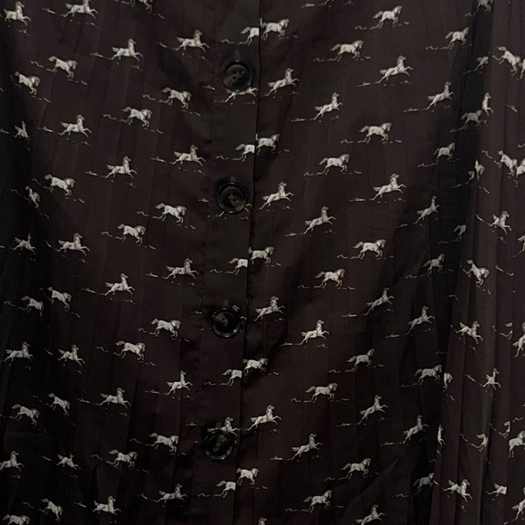 Contemporaine button down Midi skirt - Picture 4 of 4